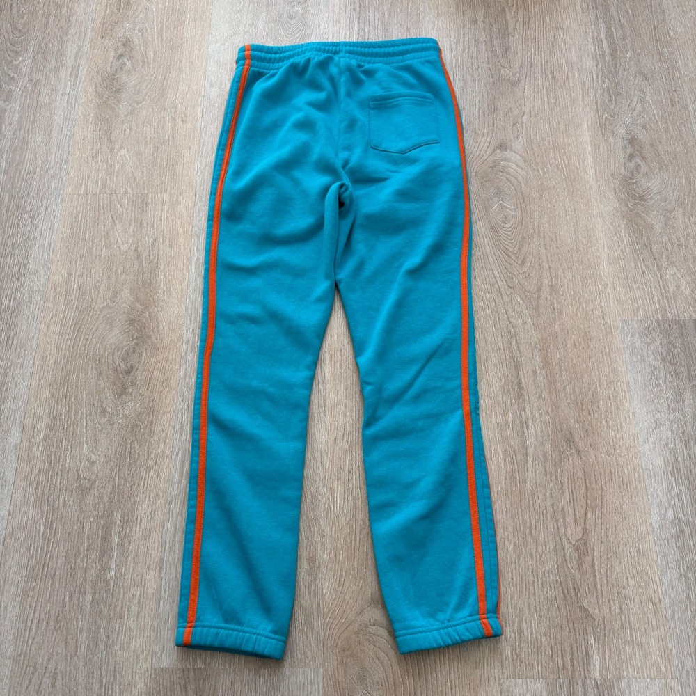 Ultra Game NFL Miami Dolphins Sweatpants Mens Small Teal Orange Joggers Fleece - Picture 8 of 8
